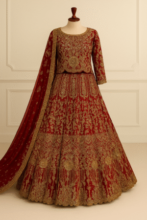 Short Blouse Lehnga